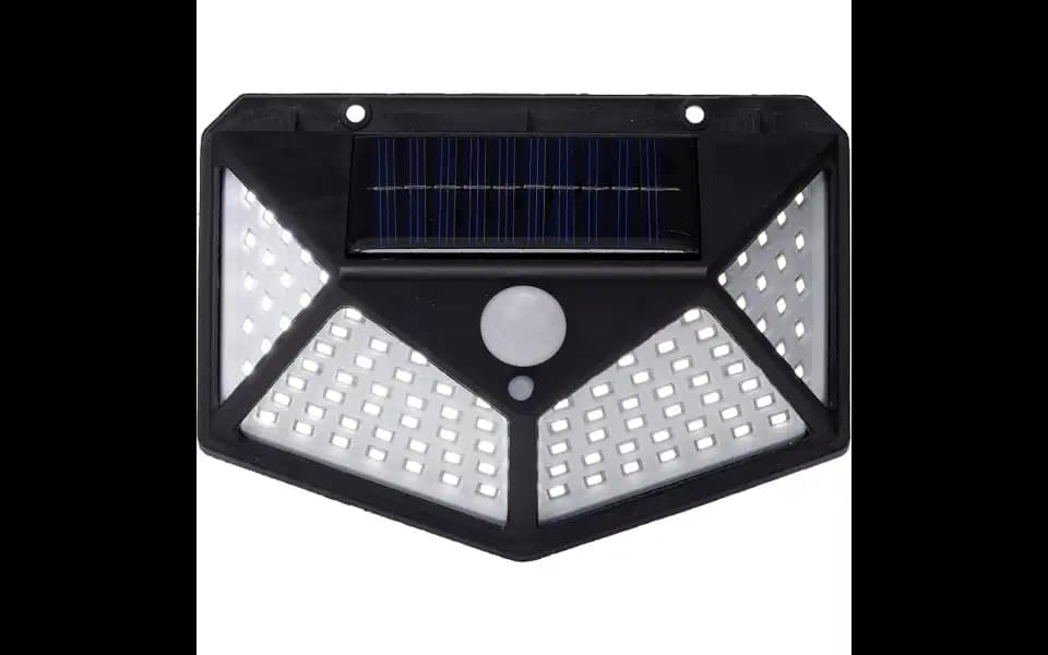 LUZ SOLAR DE PAREDE COM SENSOR MOVIMENTO