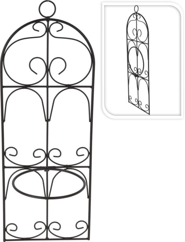 SUPORTE DE PAREDE METAL PARA VASOS
