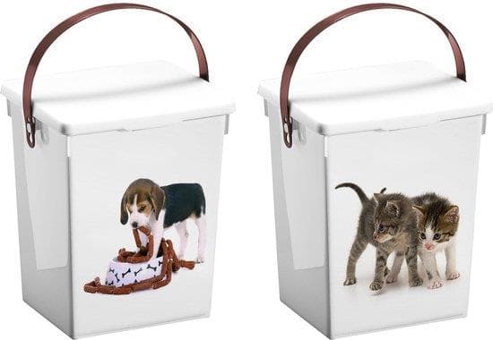 BALDE PET 5 L PARA GUARDAR A RAÇÃO DO SEU GATO OU CÃO.
