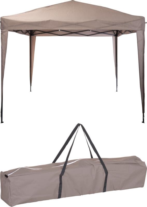 TENDA PARA FESTAS DOBRAVEL 3 X 3 2,50 M TAUPE