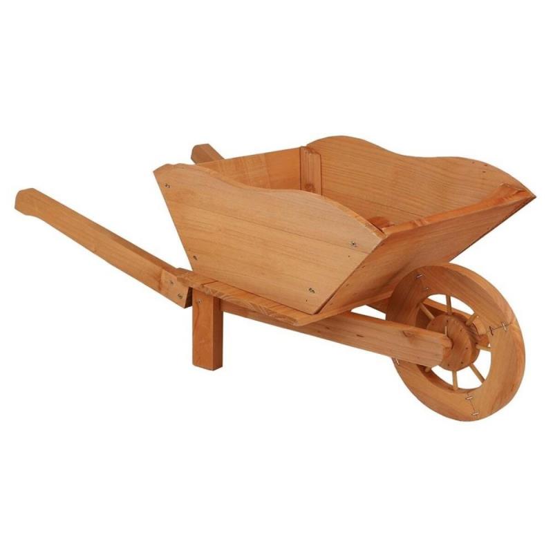 MON JARDIN CARRO DE MAO MADEIRA NATURAL 73X31XH28CM