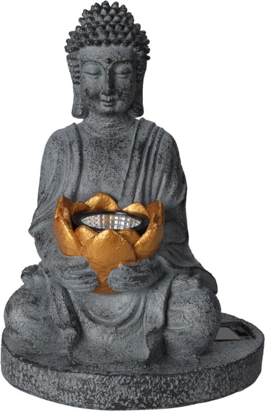 BUDA COM LAMPADA  SOLAR