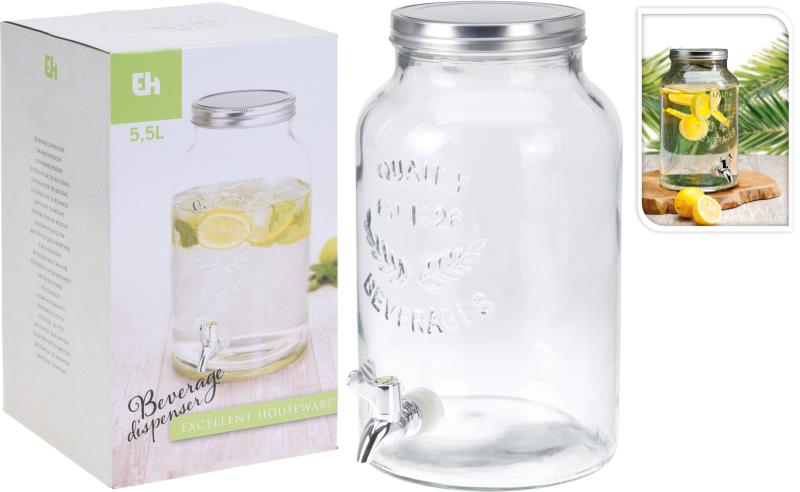 DISPENSADOR DE BEBIDAS 5,5 litros