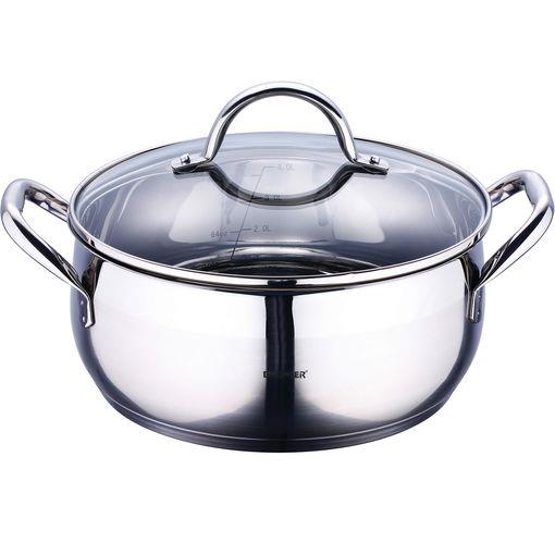 CAÇAROLA INOX 28 CM GOURMET BERGNER