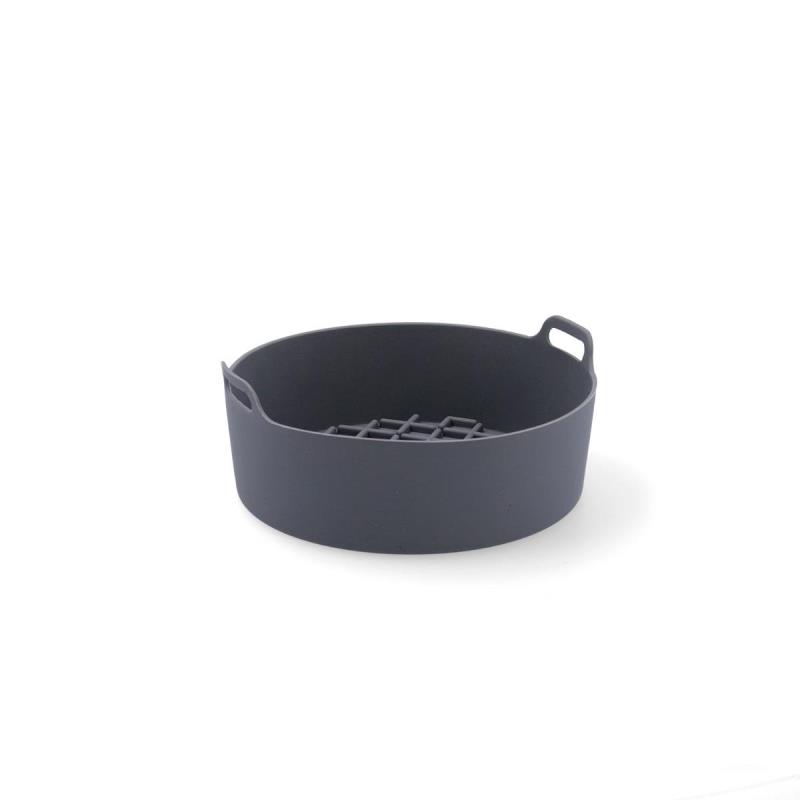 CESTO SILICONE REDONDO AIR FRYER 18X7,8CM NATURALIA