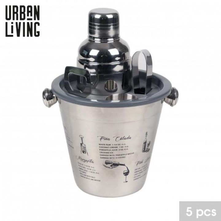 CONJUNTO BAR 5 PCS INOX