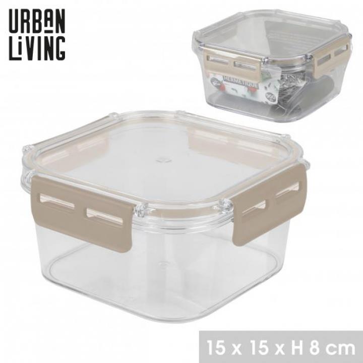 LIBERTY CAIXA  HERMÉTICA QUADRADA 900ML CREME