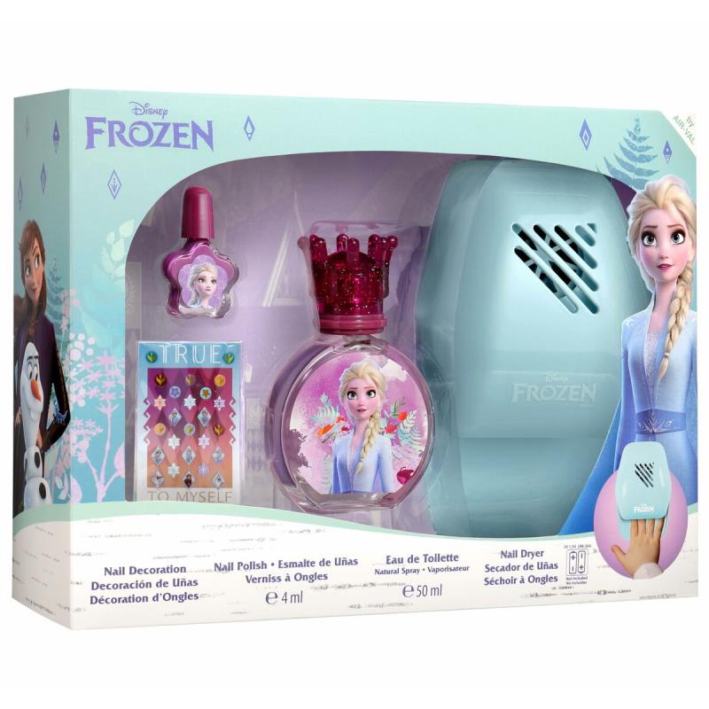 CONJUNTO FROZEN PERFUME 50 ML E KIT MANICURE