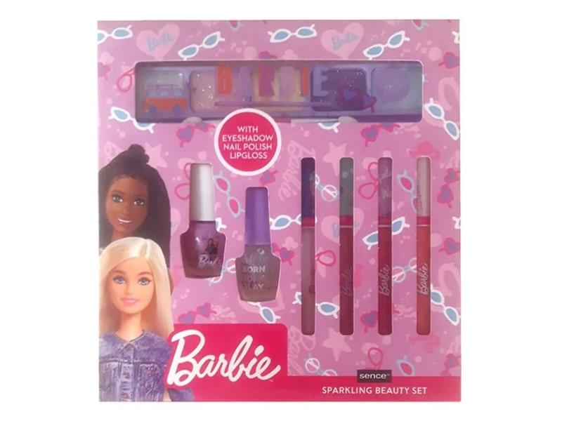 CONJUNTO MAQUILHAGEM BARBIE SENCE 7 PEÇAS