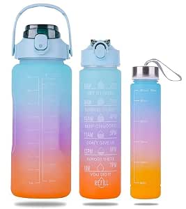 GARRAFA DE ÁGUA MOTIVACIONAL GRADUADA DE 750ML