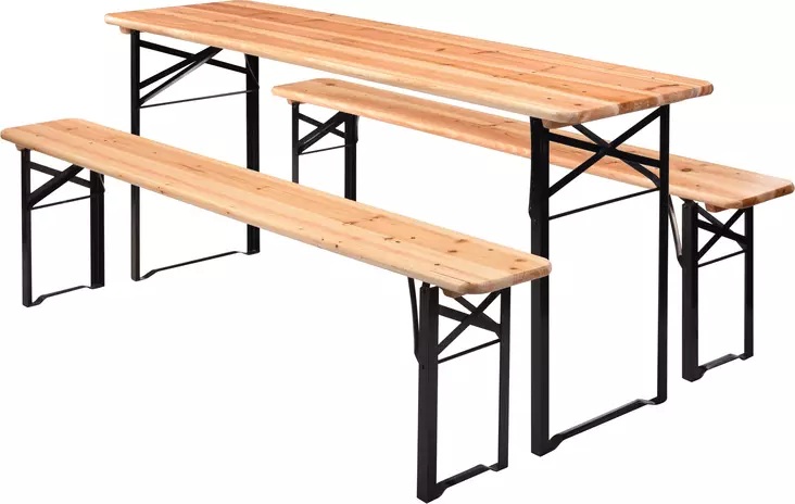 MESA DE JARDIM  E 2 BANCOS