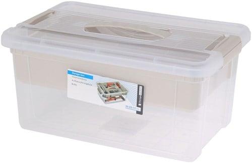CAIXA MULTIUSOS DE PLÁSTICO COM DIVISORIAS 9000ML