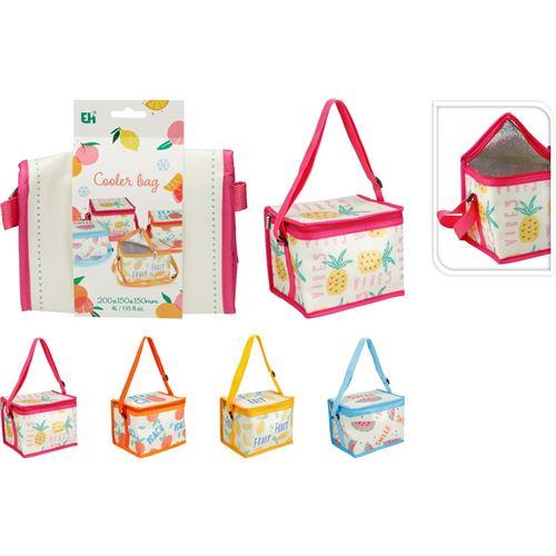 SACO TÉRMICO 4 L  COM DESIGN DE FRUTAS