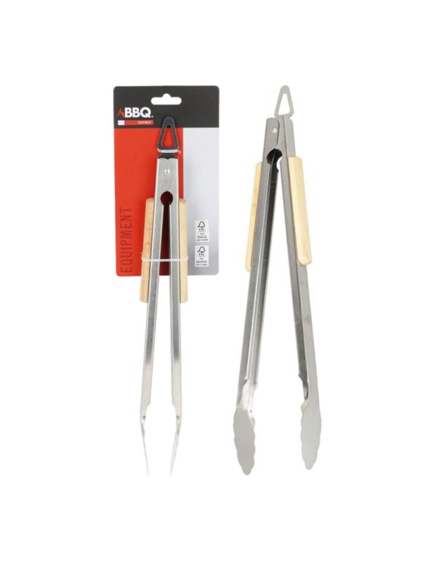 BBQ TENAZ DE CHURRASCO INOX 37CM