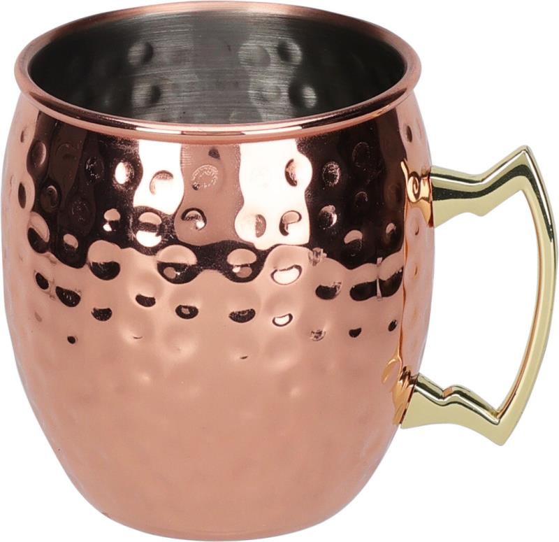 CANECA DE CERVEJA AÇO INOX  500ML