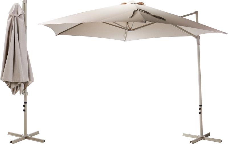GUARDA SOL SUSPENSO 300CM CREME