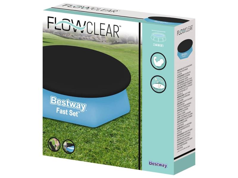 BESTWAY COBERTURA PARA PISCINA PVC REDONDA  244 CM