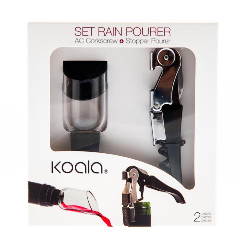 CONJUNTO DE VINHO , SACA ROLHAS  COM ROLHA DA VINOTECH