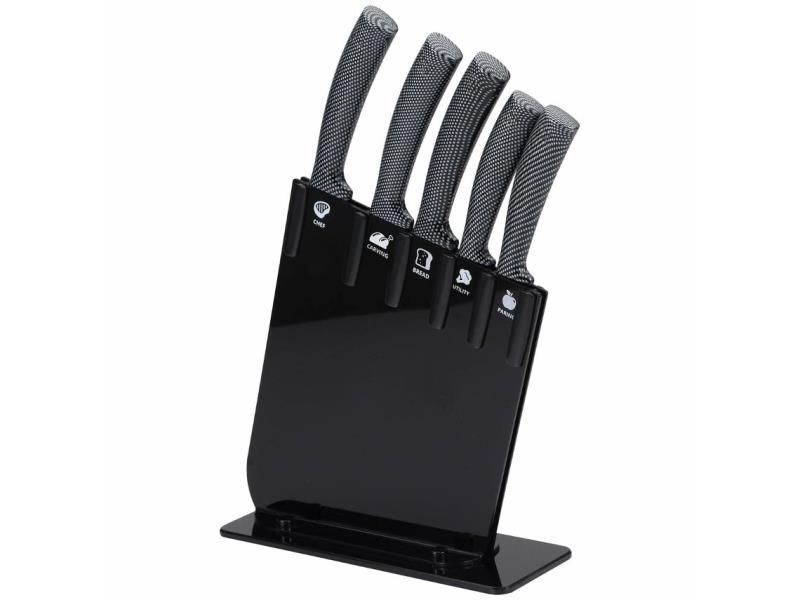 CONJUNTO DE FACAS DE COZINHA COM SUPORTE