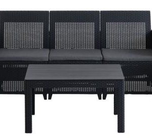 CONJUNTO LOUNG 5 LUGARES PRETO - Image 1