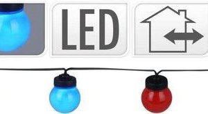 CORDÃO DE LUZES PARA FESTAS E INVENTOS 10 LUZES MULTICOLORIDAS LED - Image 1